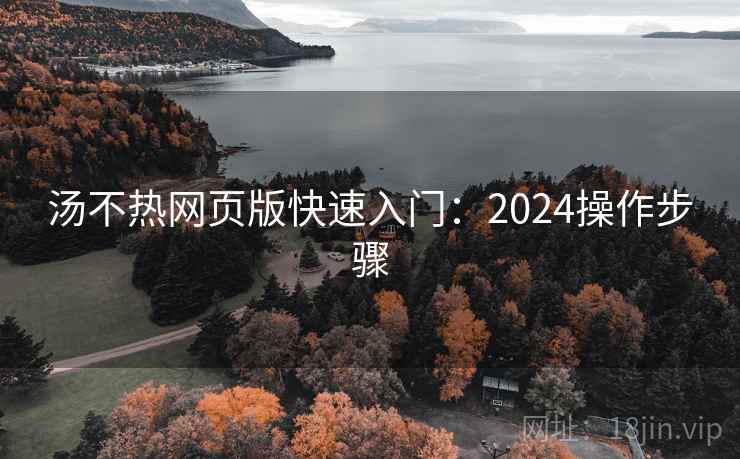 汤不热网页版快速入门:2024操作步骤 汤不热网页版快速入门:2024操作步骤